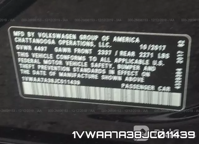 1VWAA7A38JC011439 фото 6