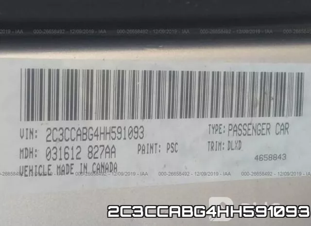 2C3CCABG4HH591093 фото 7