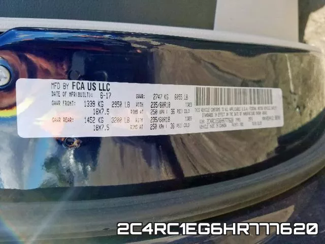 2C4RC1EG6HR777620 фото 2