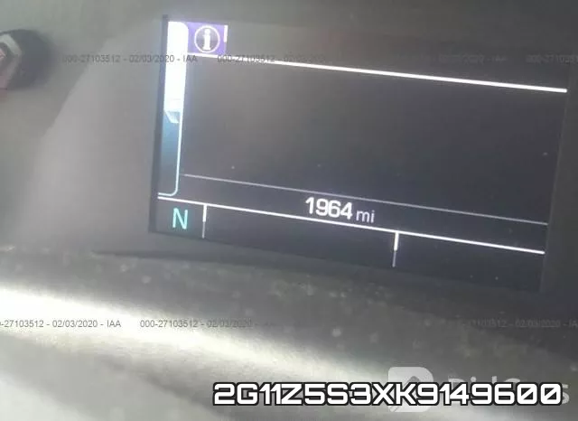 2G11Z5S3XK9149600 фото 5