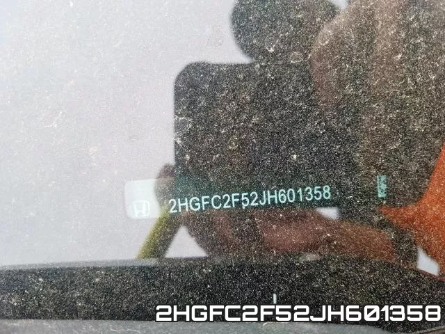 2HGFC2F52JH601358 фото 2