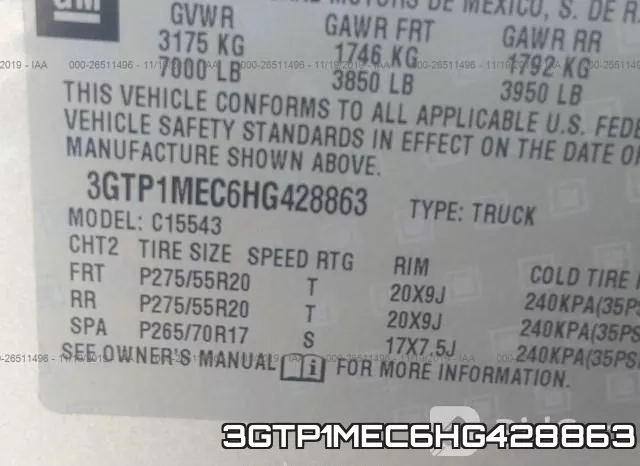 3GTP1MEC6HG428863 фото 10