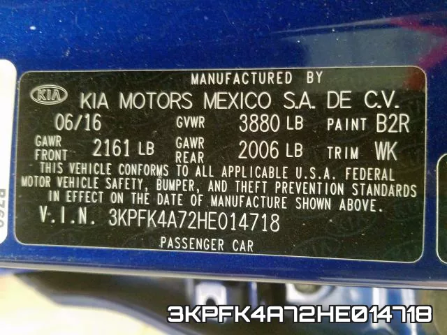 3KPFK4A72HE014718 фото 2