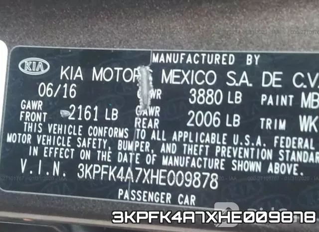 3KPFK4A7XHE009878 фото 6