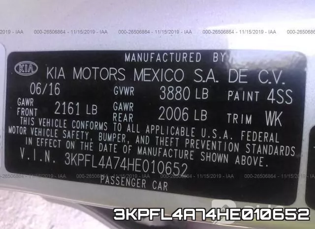 3KPFL4A74HE010652 фото 7