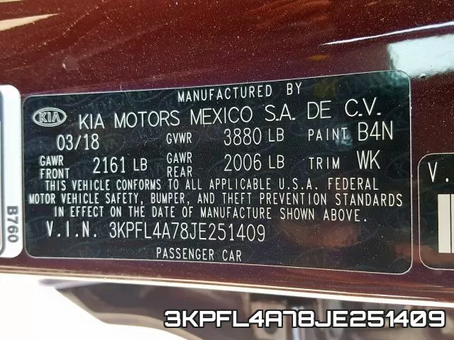3KPFL4A78JE251409 фото 2
