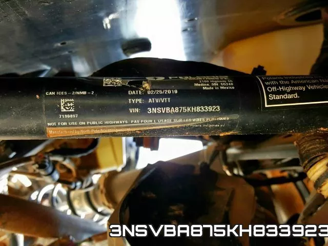 3NSVBA875KH833923 фото 2