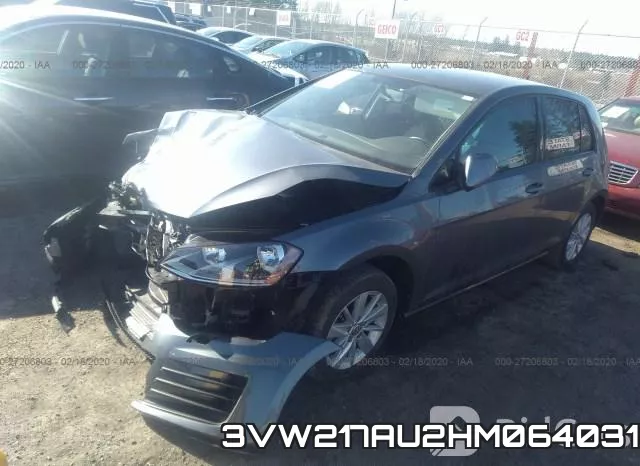 3VW217AU2HM064031 фото 3