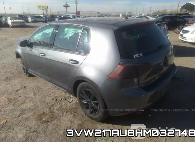 3VW217AU8HM032748 фото 3
