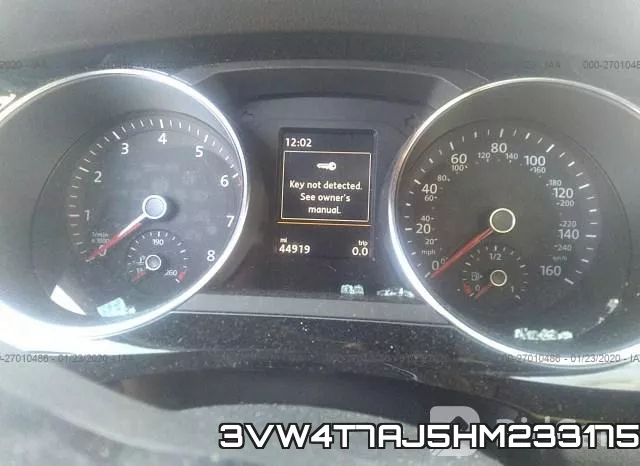 3VW4T7AJ5HM233175 фото 7