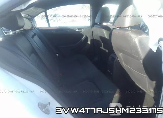 3VW4T7AJ5HM233175 фото 8