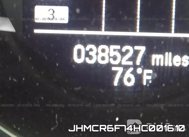 JHMCR6F74HC001610 фото 7