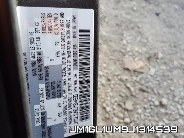 JM1GL1UM9J1314539 фото 2