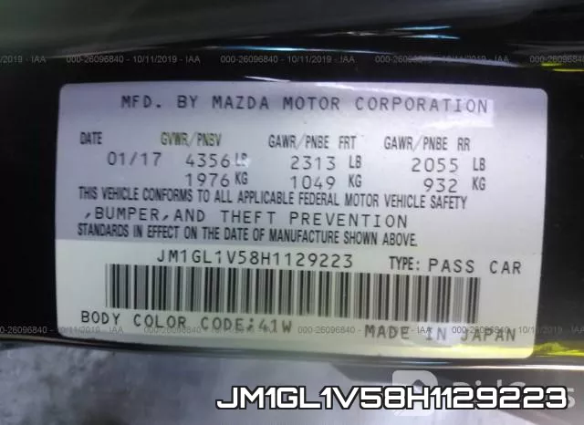 JM1GL1V58H1129223 фото 8