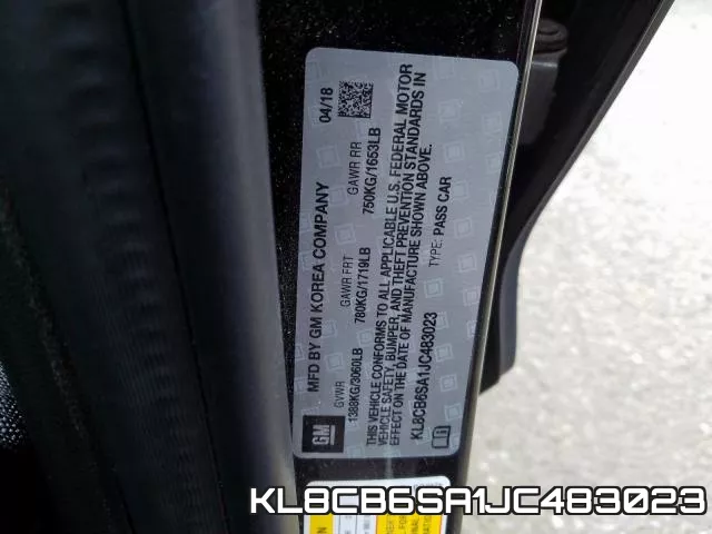 KL8CB6SA1JC483023 фото 2