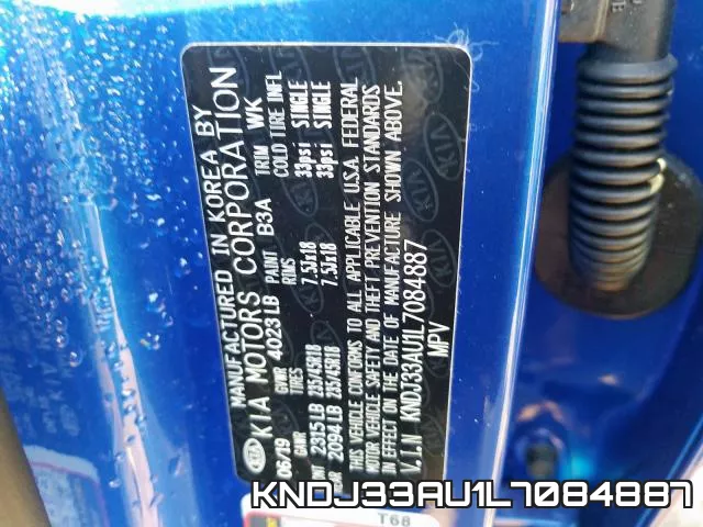 KNDJ33AU1L7084887 фото 2