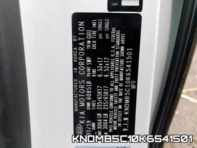 KNDMB5C10K6541501 фото 2
