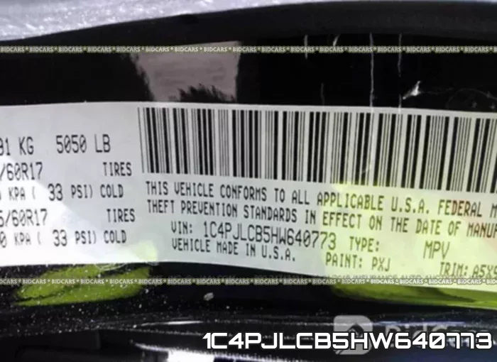 1C4PJLCB5HW640773 фото 10