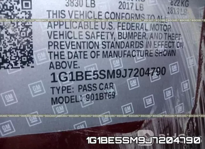 1G1BE5SM9J7204790 фото 10