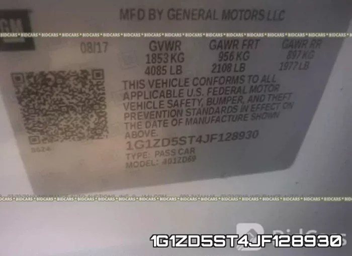 1G1ZD5ST4JF128930 фото 10