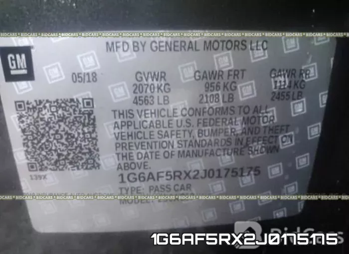 1G6AF5RX2J0175175 фото 10