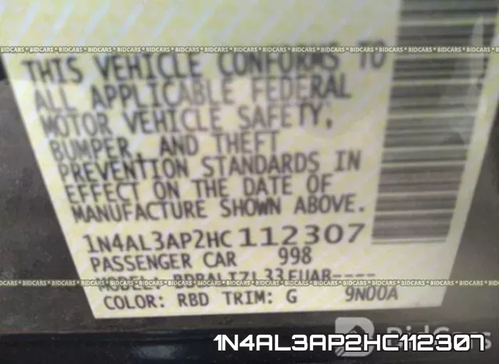 1N4AL3AP2HC112307 фото 10