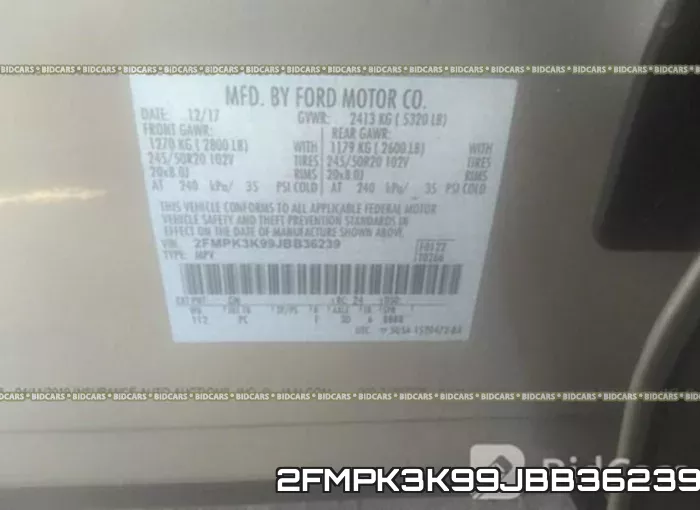 2FMPK3K99JBB36239 фото 10