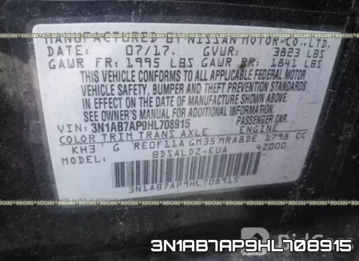 3N1AB7AP9HL708915 фото 10