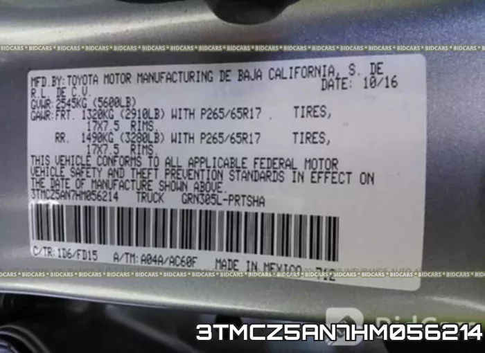 3TMCZ5AN7HM056214 фото 10