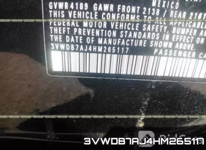 3VWDB7AJ4HM265117 фото 10
