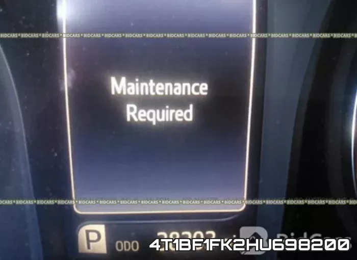 4T1BF1FK2HU698200 фото 8