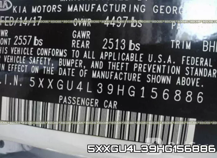 5XXGU4L39HG156886 фото 10