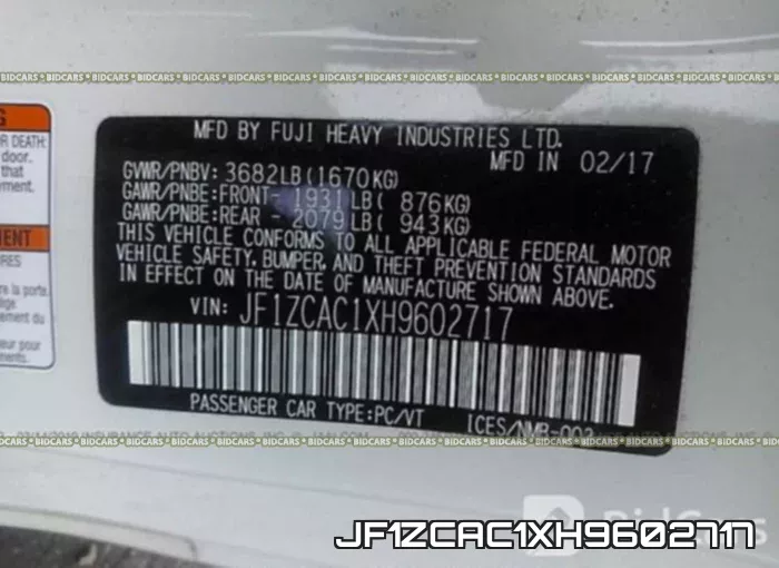 JF1ZCAC1XH9602717 фото 10