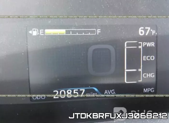 JTDKBRFUXJ3068212 фото 8
