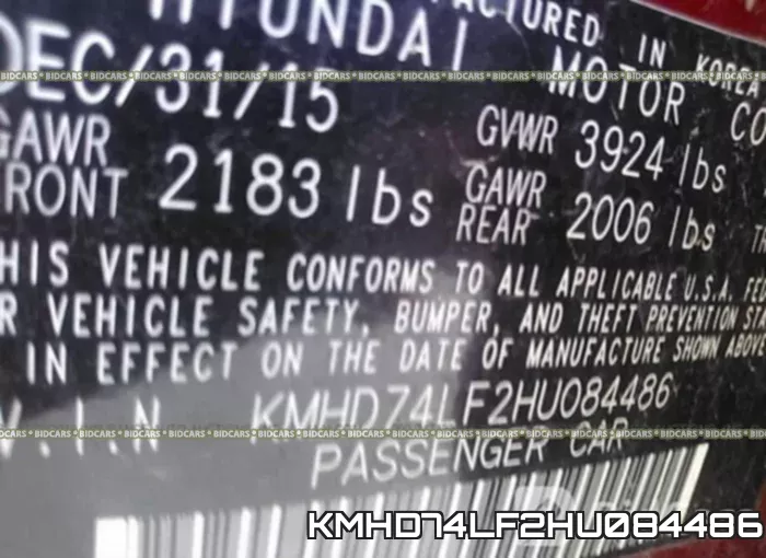 KMHD74LF2HU084486 фото 10