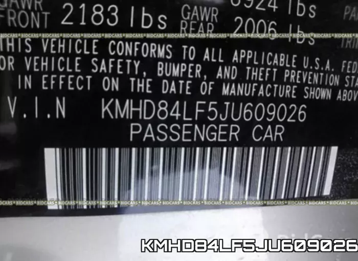 KMHD84LF5JU609026 фото 10