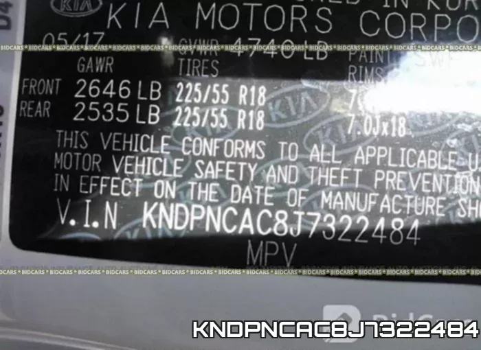KNDPNCAC8J7322484 фото 10