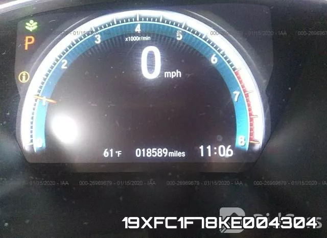 19XFC1F78KE004304 фото 6