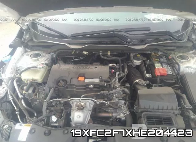 19XFC2F7XHE204423 фото 2