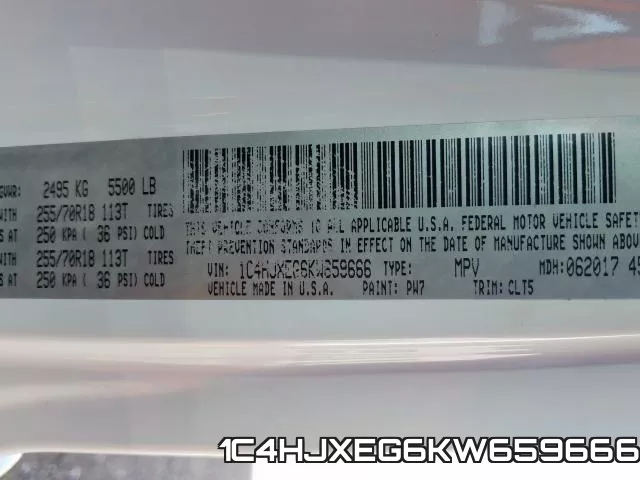 1C4HJXEG6KW659666 фото 2