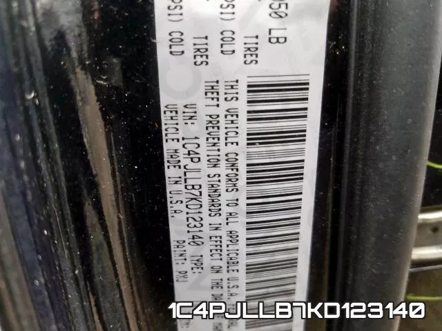1C4PJLLB7KD123140 фото 2