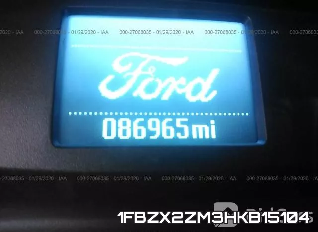 1FBZX2ZM3HKB15104 фото 8