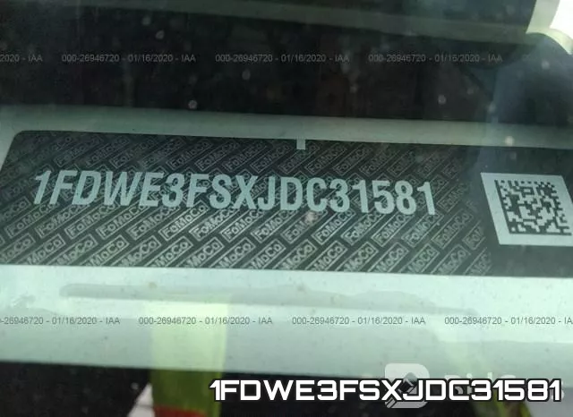 1FDWE3FSXJDC31581 фото 7