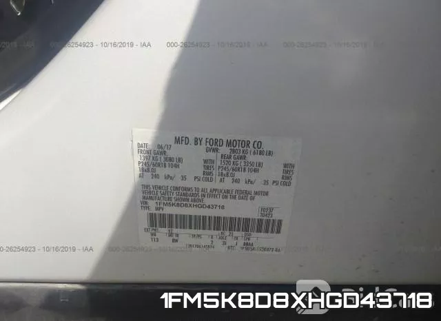 1FM5K8D8XHGD43718 фото 7