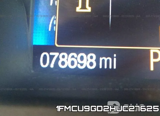 1FMCU9GD2HUC27625 фото 7