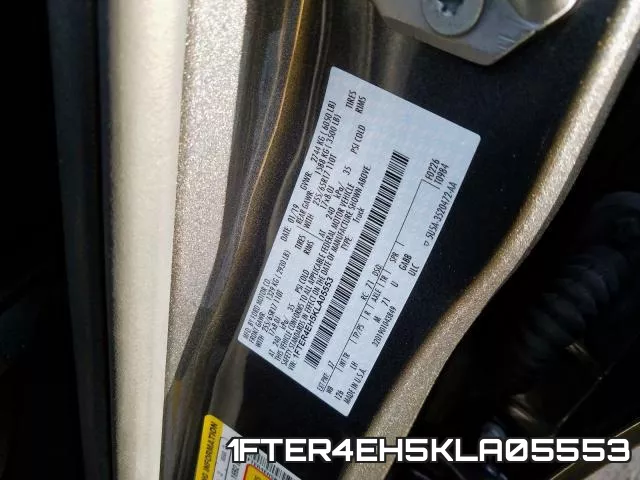 1FTER4EH5KLA05553 фото 2
