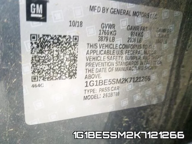 1G1BE5SM2K7121266 фото 2