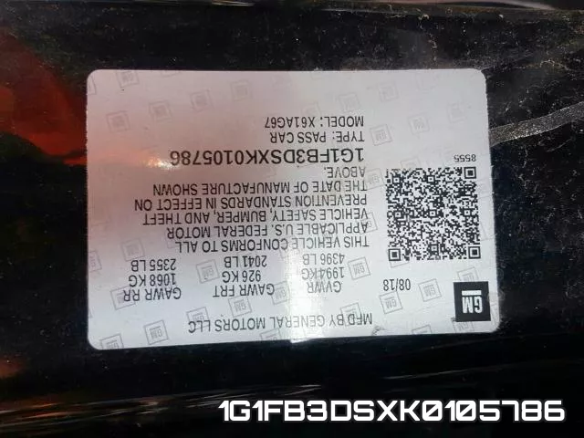 1G1FB3DSXK0105786 фото 2