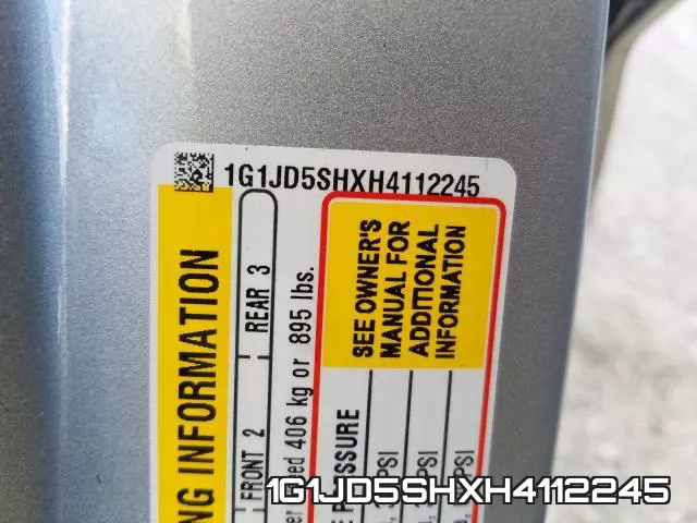 1G1JD5SHXH4112245 фото 2