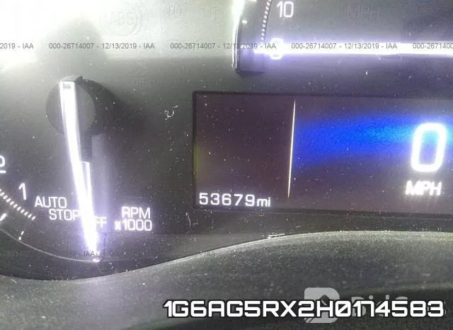1G6AG5RX2H0174583 фото 6